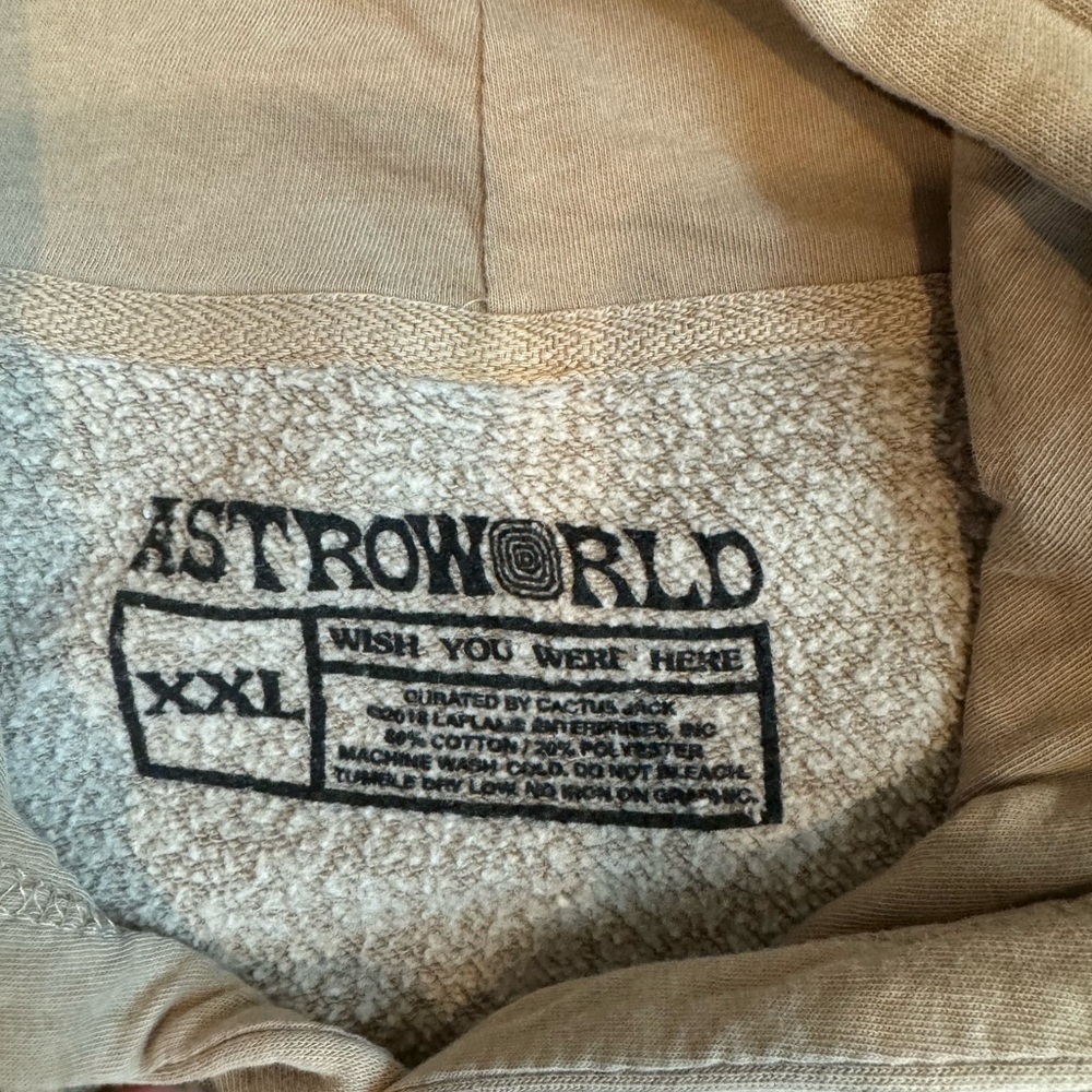 Astroworld Beige Men's Sweater